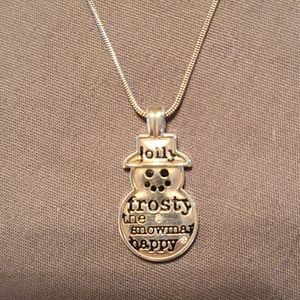 Brighton Snowman Necklace